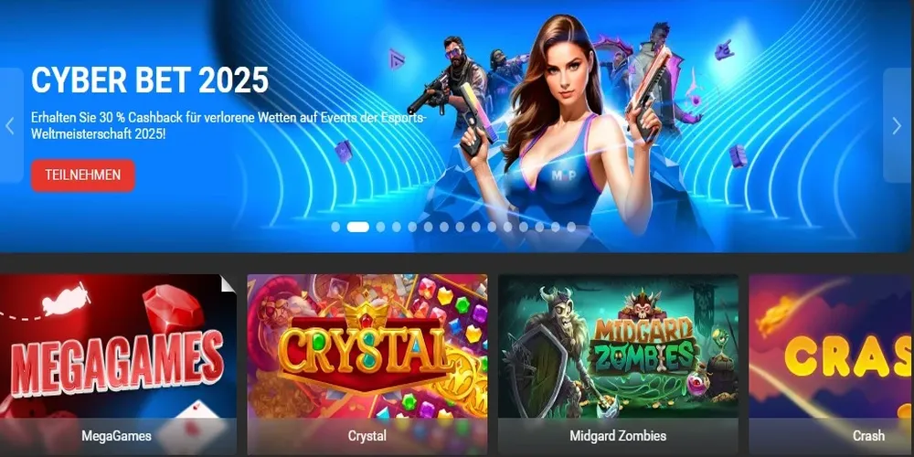 Megapari Casino Screenshot